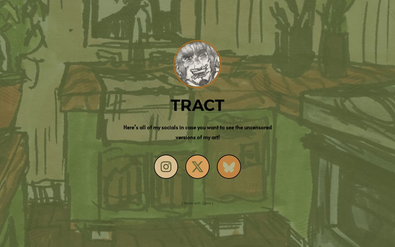 Carrd profile picture for @tract